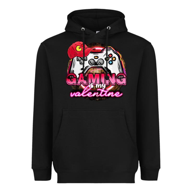 Gaming Is My Valentine Heavyweight Hoodie by HowdyJamesFarm | Teevron