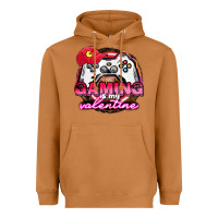 Meerkat Gaming is my valentine Heavyweight Hoodie - HowdyJamesFarm