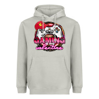 Moon Dust Gaming is my valentine Heavyweight Hoodie - HowdyJamesFarm