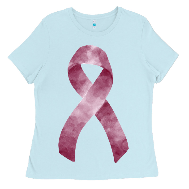 Multiple Myeloma Mm Maroon Ribbon Fa Element Ladies Tee by FaDigitalArtStudio | Teevron