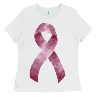White multiple myeloma mm maroon ribbon fa element Ladies Tee - FaDigitalArtStudio