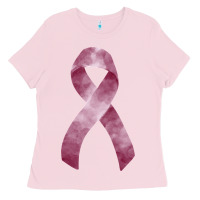 Bubblegum Pink multiple myeloma mm maroon ribbon fa element Ladies Tee - FaDigitalArtStudio
