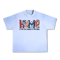 Grape Ice home of the free because of the brave Urban Heavy Tee - MaliasSmallBusiness