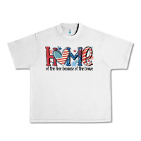 Lunar Rock home of the free because of the brave Urban Heavy Tee - MaliasSmallBusiness