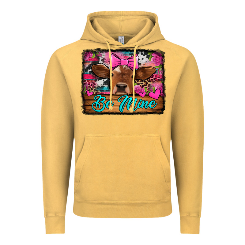 Be Mine Valentine's Day Cow Vintage Hoodie by Jasminsmagicworld | Teevron