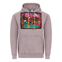 Vintage Zinc be mine valentine's day cow Vintage Hoodie - Jasminsmagicworld