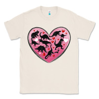 Natural dinosaur valentine heart Classic Tee - MaliasSmallBusiness