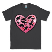 Smoke dinosaur valentine heart Classic Tee - MaliasSmallBusiness