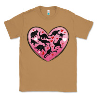 Toasted Coconut dinosaur valentine heart Classic Tee - MaliasSmallBusiness