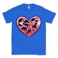 True Royal dinosaur valentine heart Classic Tee - MaliasSmallBusiness