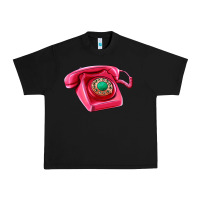 Black pink telephone Urban Heavy Tee - AdoDesignShop