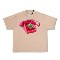 Burro pink telephone Urban Heavy Tee - AdoDesignShop