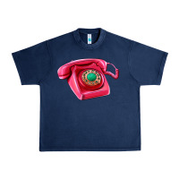 Navy pink telephone Urban Heavy Tee - AdoDesignShop