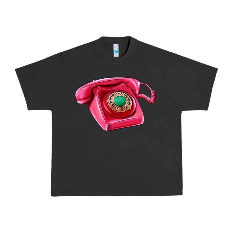 Pink Telephone Urban Heavy Tee by AdoDesignShop | Teevron
