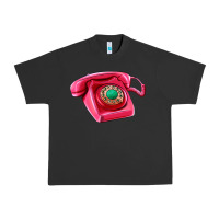 Pigment Black pink telephone Urban Heavy Tee - AdoDesignShop