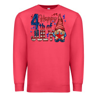 Cardinal Happy 4th Of July with gnome Premium Sweatshirt - HowdyJamesFarm