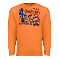 Carrot Happy 4th Of July with gnome Premium Sweatshirt - HowdyJamesFarm