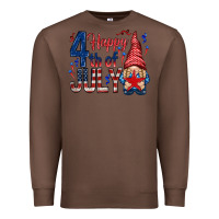 Chestnut Happy 4th Of July with gnome Premium Sweatshirt - HowdyJamesFarm