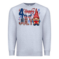 Happy 4th Of July With Gnome Premium Sweatshirt | Teevron