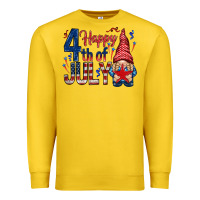 Lemon Happy 4th Of July with gnome Premium Sweatshirt - HowdyJamesFarm