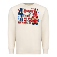 Sandshell Happy 4th Of July with gnome Premium Sweatshirt - HowdyJamesFarm