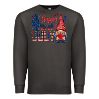 Smoke Happy 4th Of July with gnome Premium Sweatshirt - HowdyJamesFarm