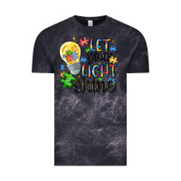 Cloud Black let your light shine Vintage Tee - MaliasSmallBusiness