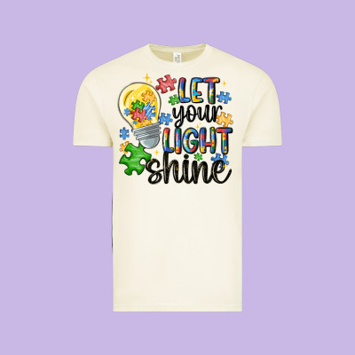 Let Your Light Shine Vintage Tee Designed By Maliassmallbusiness