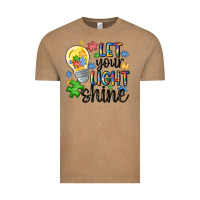 Vintage Coffee let your light shine Vintage Tee - MaliasSmallBusiness