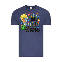 Vintage Denim let your light shine Vintage Tee - MaliasSmallBusiness