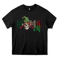 Black Mama elf skull Heavy Core Tee - FaDigitalArtStudio
