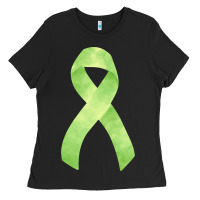 Black non hodgkin lymphoma cancer ribbon fa element Ladies Tee - FaDigitalArtStudio