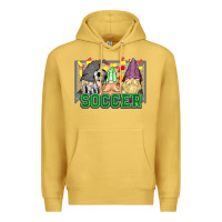 Antique Gold soccer gnomies Premium Hoodie - HowdyJamesFarm