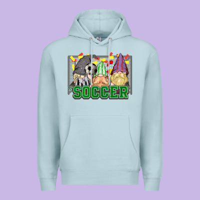 Soccer Gnomies Premium Hoodie Designed By Howdyjamesfarm