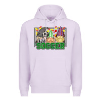 Lilac soccer gnomies Premium Hoodie - HowdyJamesFarm