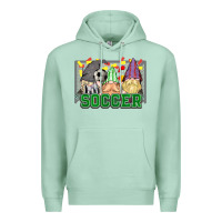 Seafoam soccer gnomies Premium Hoodie - HowdyJamesFarm