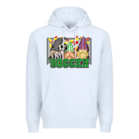 White soccer gnomies Premium Hoodie - HowdyJamesFarm