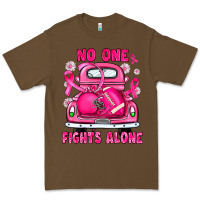 Cacao breast cancer no one fights alone truck football Premium Tee - JahusDesignShop