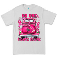 Dove Grey breast cancer no one fights alone truck football Premium Tee - JahusDesignShop