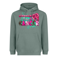 Sage Stronger than Cancer Heavyweight Hoodie - HowdyJamesFarm