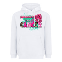 White Stronger than Cancer Heavyweight Hoodie - HowdyJamesFarm
