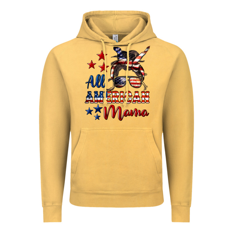 All American Mama Vintage Hoodie by LillyAllenDesigns | Teevron