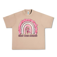 Burro breast cancer  awareness rainbow Urban Heavy Tee - MaliasSmallBusiness