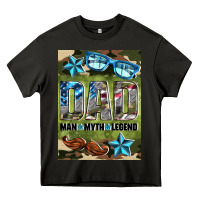 Asphalt dad man myth legend air freshener Heavy Core Tee - HRA Design Shop