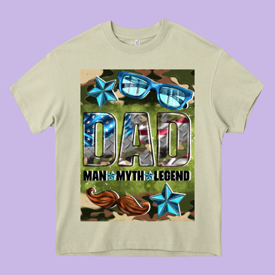 Dad Man Myth Legend Air Freshener Heavy Core Tee Designed By Hra Design Shop