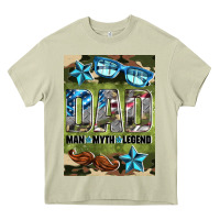 Mossy dad man myth legend air freshener Heavy Core Tee - HRA Design Shop