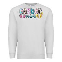 Dove Grey Easter vibes Easter Day Premium Sweatshirt - HowdyJamesFarm