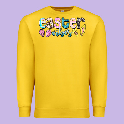 Easter Vibes Easter Day Premium Sweatshirt Designed By Howdyjamesfarm