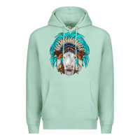 Seafoam simmental indian headdress Premium Hoodie - JahusDesignShop