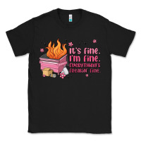 Black it's fine i'm fine everything's freakin' fine Classic Tee - MaliasSmallBusiness